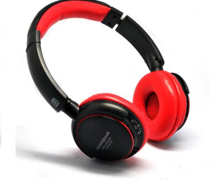 Наушники HQ-Tech MRH-168 Black/Red, Wireless, Radio, накладные, FM радио